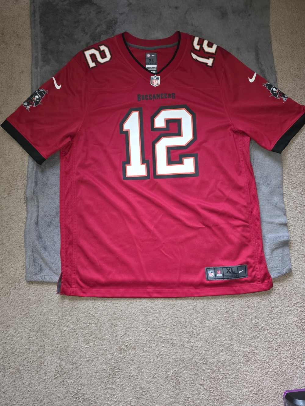 Nike Brady X Buccaneers #12 XL Jersey